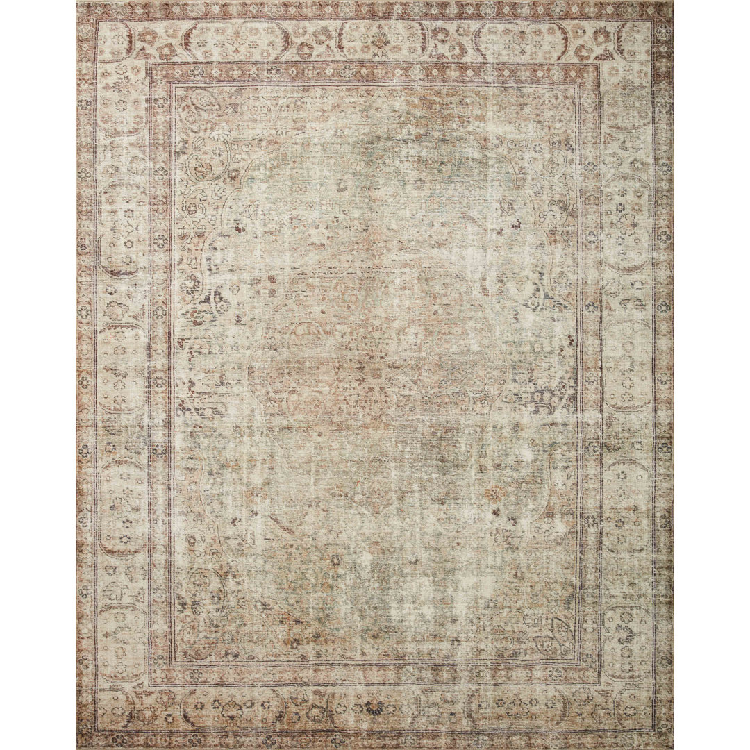 Loloi Margot Antique/Sage Area Rug feat. CloudPile